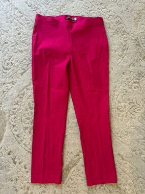 crosby. Bright Pink Straight-Leg Pants